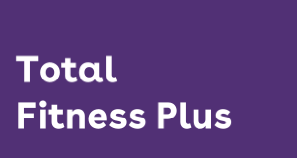 Text reading 'Total Fitness Plus'