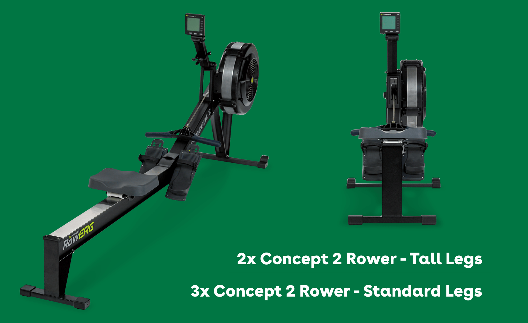 Concept 2 Rower Tall and Standard Legs