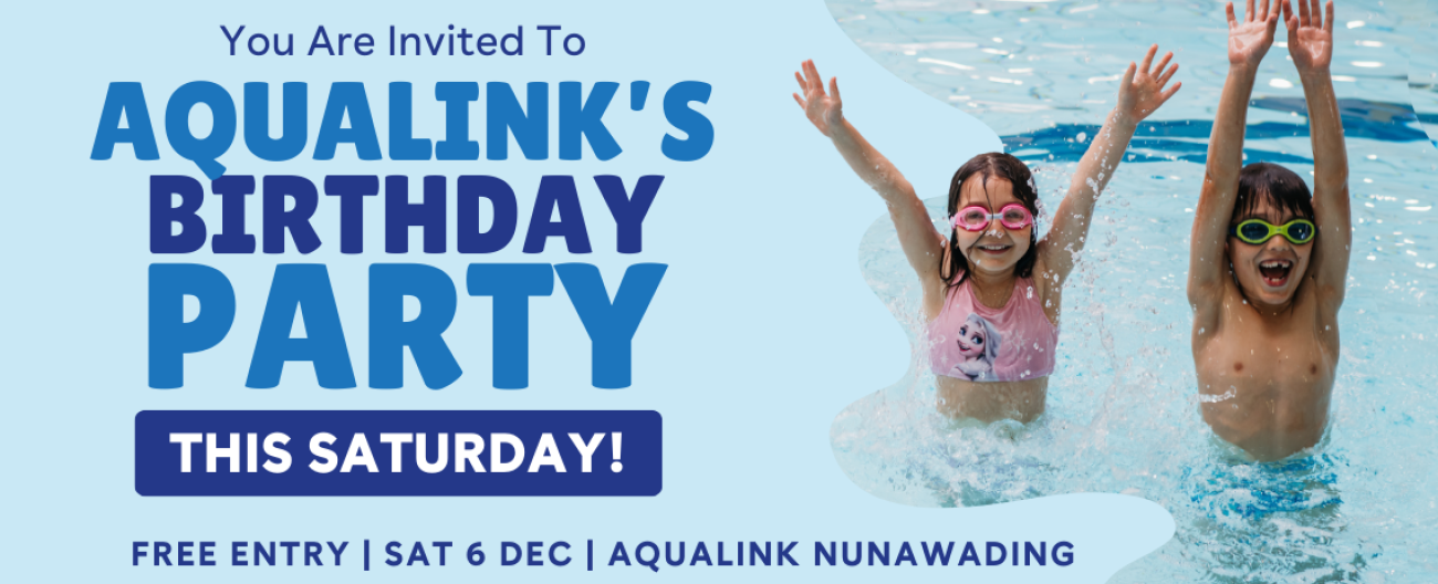 'Come and Celebrate Aqualink's Birthday;