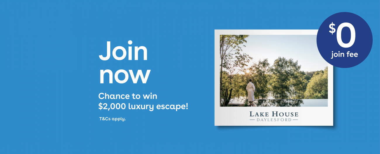 Join free and win a luxury escape to Daylesford